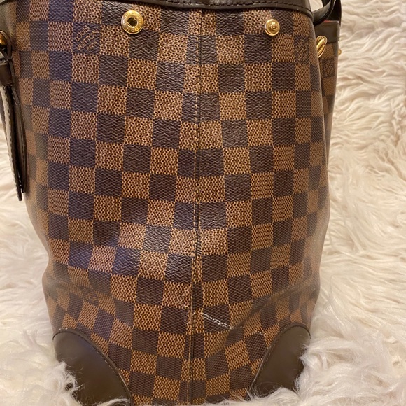💯 Rare Louis Vuitton Damier Hampstead MM Bag! - Picture 7 of 16